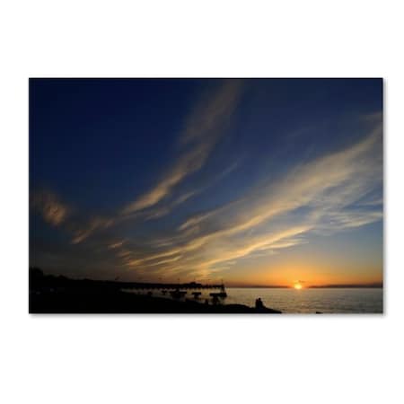 Kurt Shaffer 'Sweeping Sunset' Canvas Art,30x47